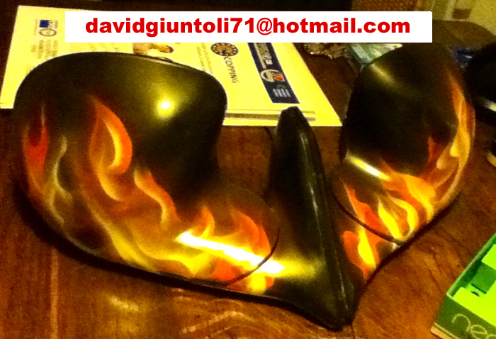 David Giunyoli's True Flames Real Fire Airbrushiing Art #2
